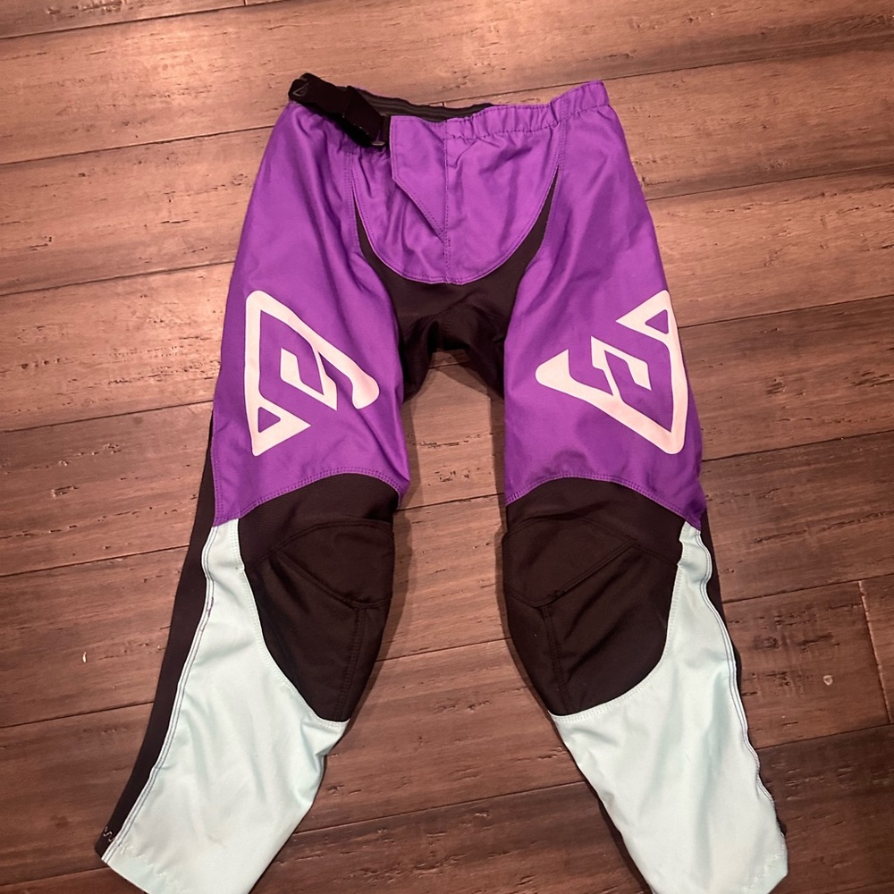 Kids Purple and Black Pants